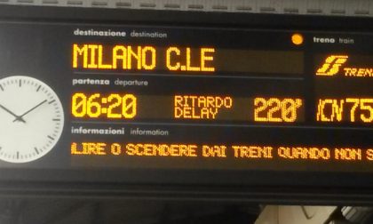 Treno Torino Milano in ritardo cronico: il 79% non è puntuale