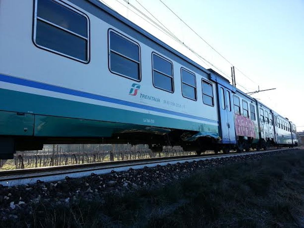 Deraglia treno sulla Savona-Torino