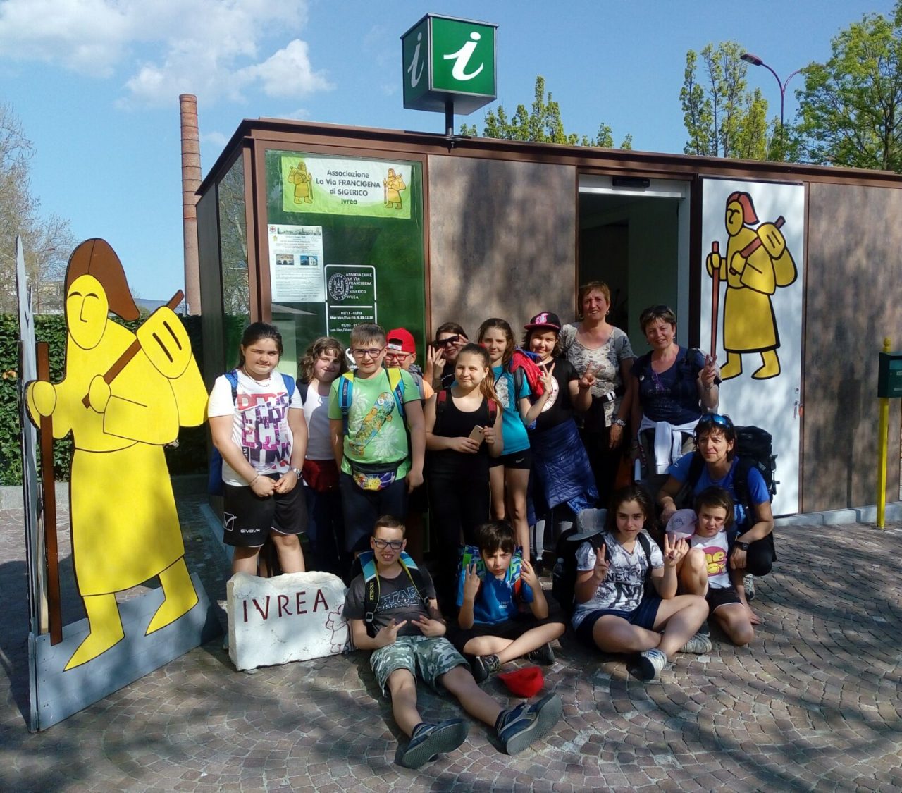 Via Francigena studenti pontesi ne scoprono il fascino