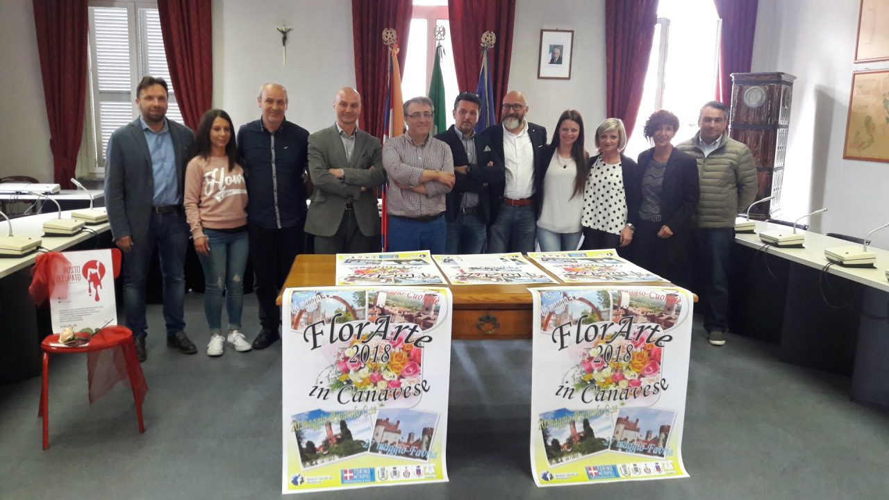 Florarte 2018 Castellamonte Cuorgnè Rivarolo e Favria uniscono le forze