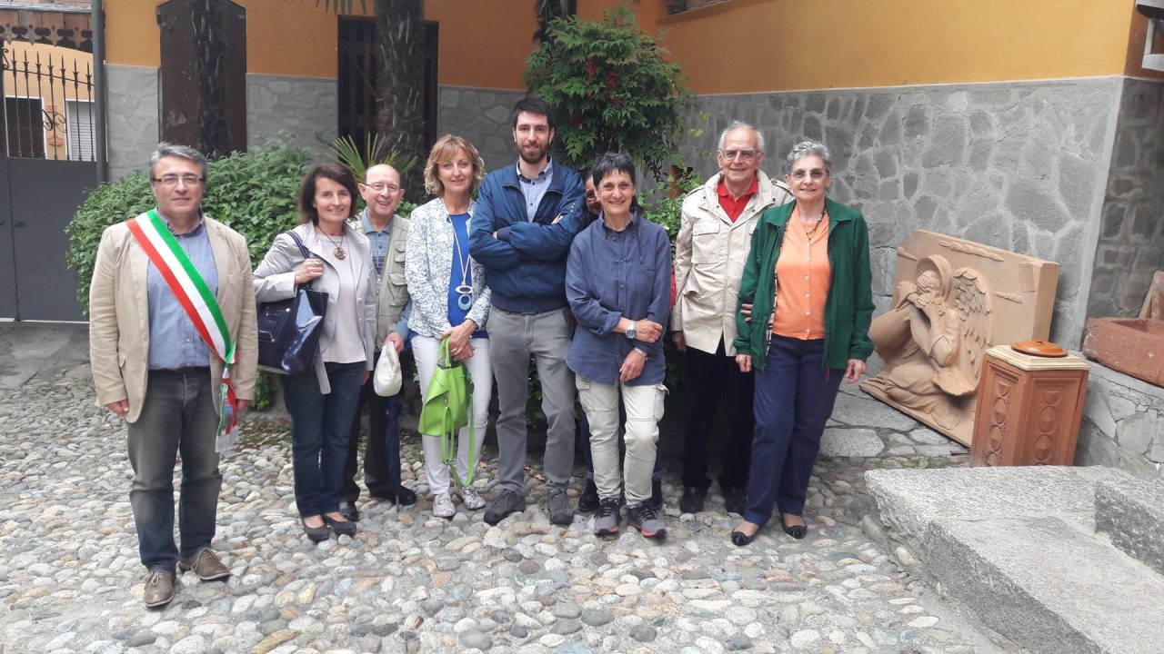 Casa museo famiglia Allaira esposto bassorilievo di Delfo Paoletti