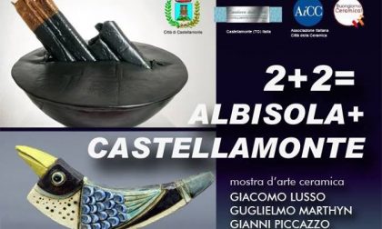 2+2=Albisola+Castellamonte tutto pronto per inaugurazione mostra