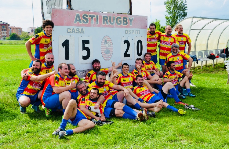 Canavese rugby club prima vittoria con i complimenti del sindaco Pezzetto