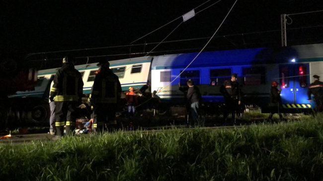 Incidente ferroviario Caluso, il video dell’impatto delle telecamere di sorveglianza