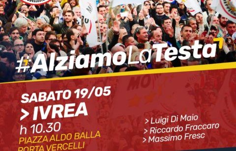 Luigi Di Maio torna a Ivrea e presenta l’accordo di governo