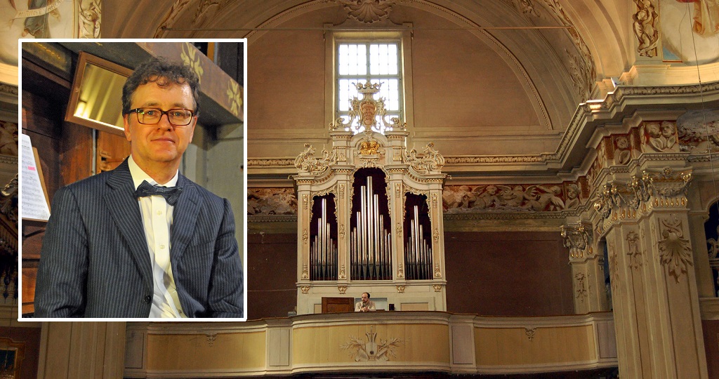 Organalia 2018 il musicista Gabriele Giacomelli in concerto a Corio