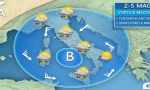 Previsioni meteo acquazzoni per tutto il fine settimana