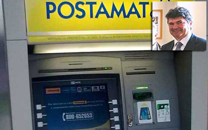 Ronco chiede bancomat a Poste Italiane