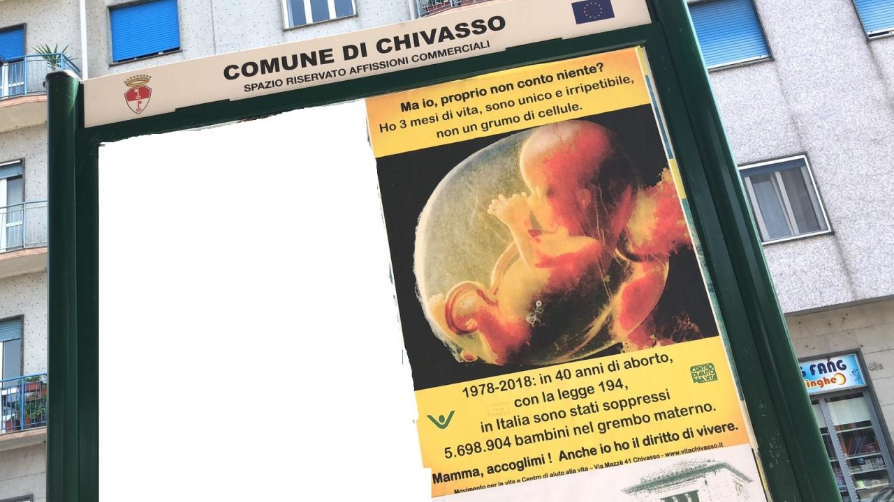 Protesta anti aborto in città