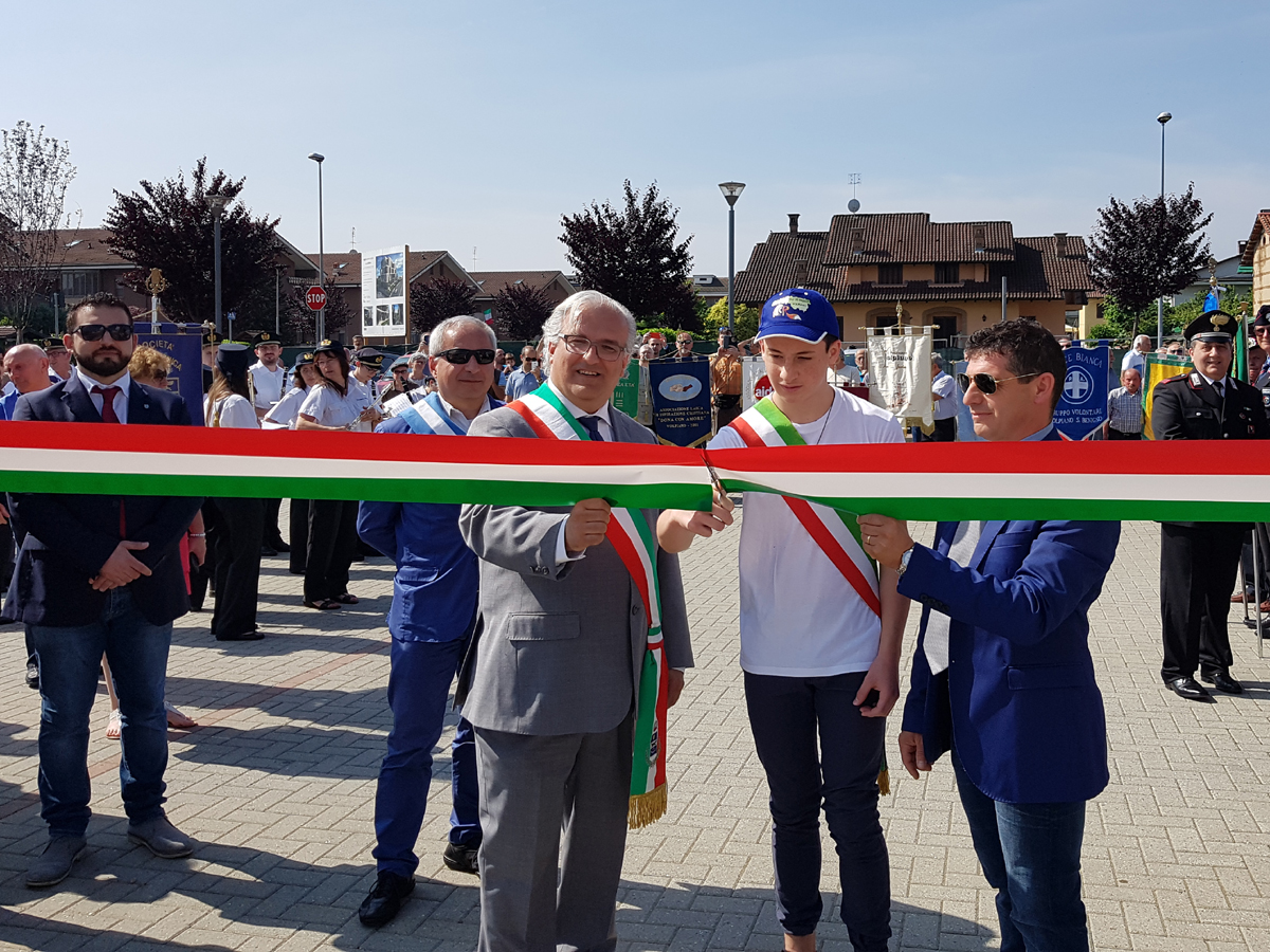 Inaugurata piazza Italia in occasione di un sabato speciale