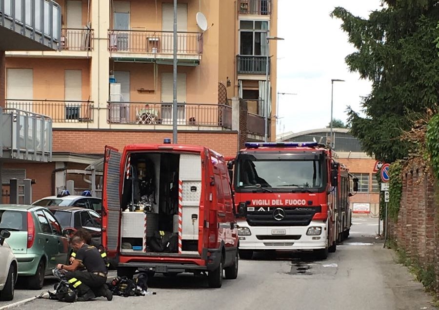 Incendio appartamento in via della Lumaca