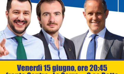 Matteo Salvini venerdì a Ivrea per la campagna di Sertoli