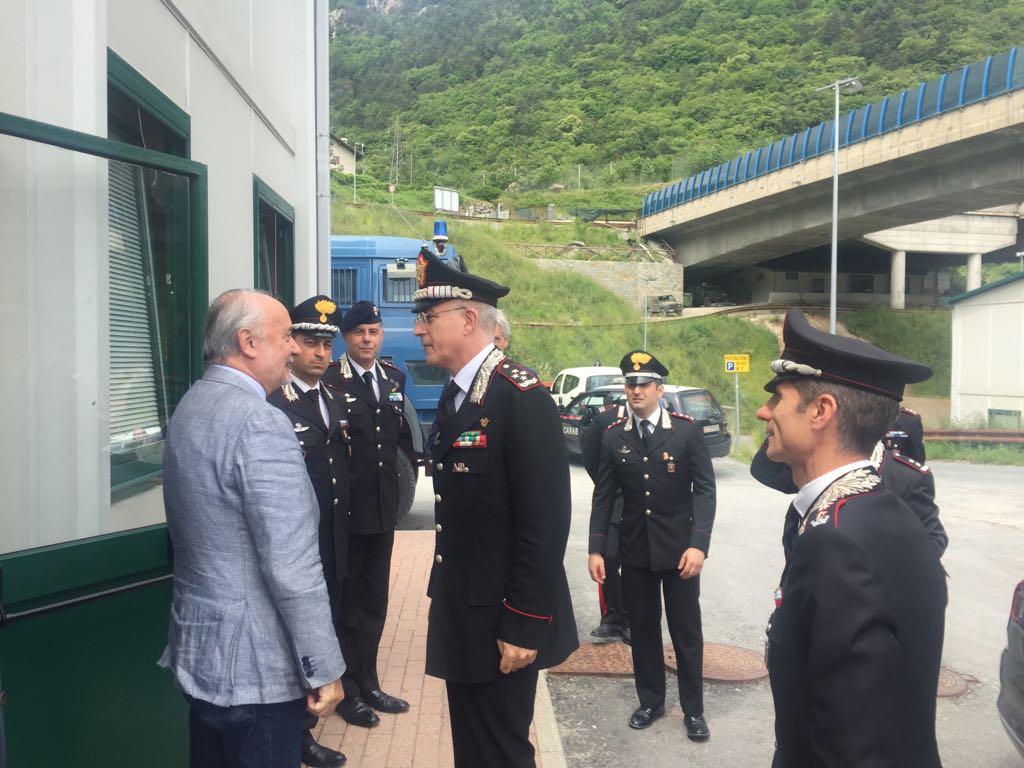 Comandante Generale Carabinieri in visita a Chiomonte