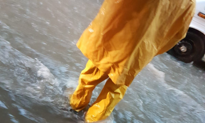 Agliè allagata, un'altra volta le strade diventano fiumi | FOTO e VIDEO