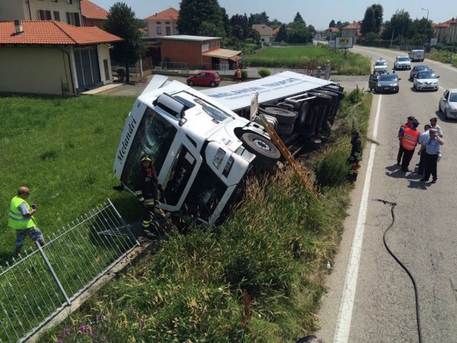 Incidenti camion, il torinese è maglia nera