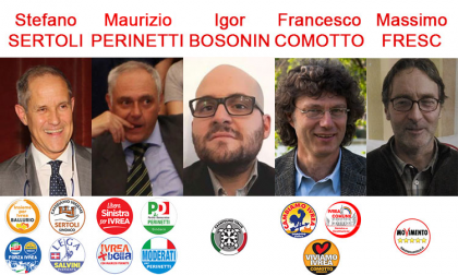 Ivrea comunali 2018, Perinetti in testa