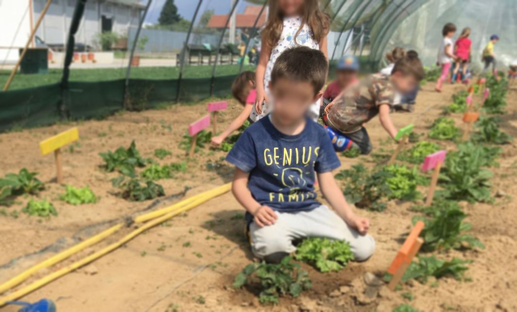 Piccoli agricoltori alla Santissima Annunziata di Rivarolo