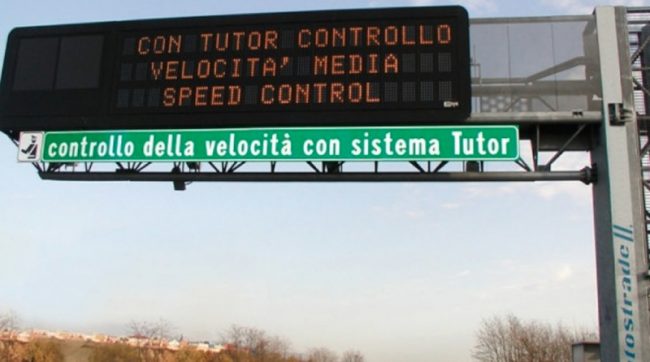 Tutor in autostrada tornano in tempo per le vacanze