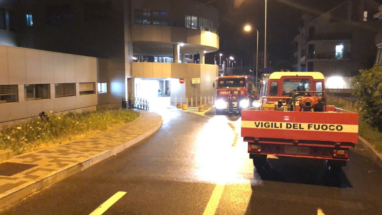 Nuovo pronto soccorso completamente allagato VIDEO