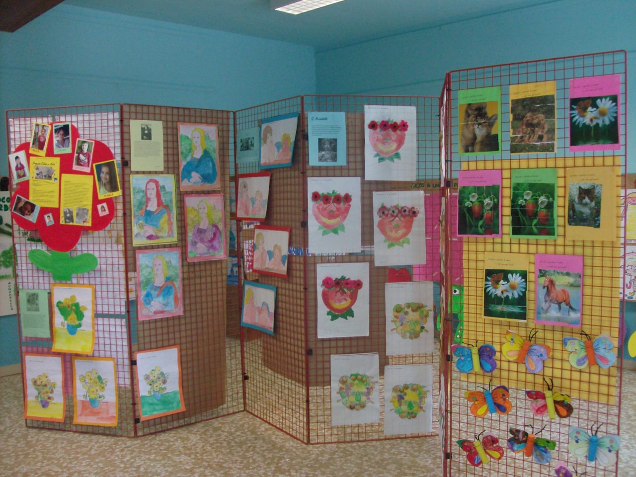 Colore e arte fa centro: un successo la mostra realizzata dai bimbi delle scuole