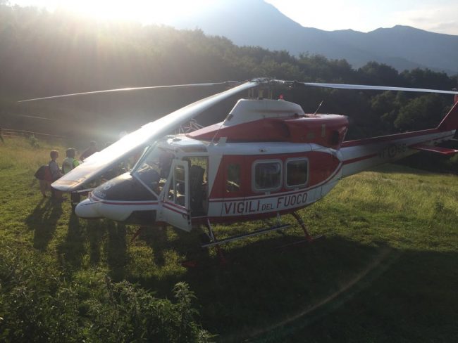 Escursionisti si perdono in Valchiusella salvati dai vigili del fuoco