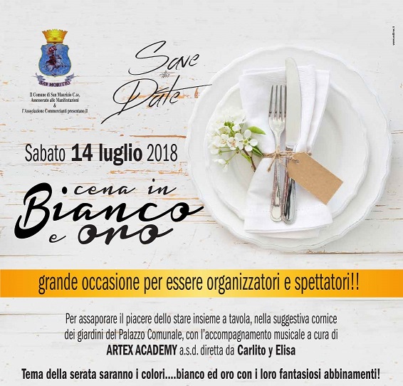 San Maurizio, si cena… in bianco e oro