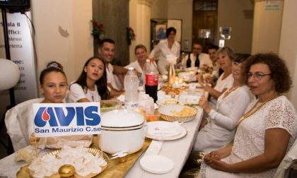 San Maurizio, 110 donatori Avis alla cena in bianco e oro