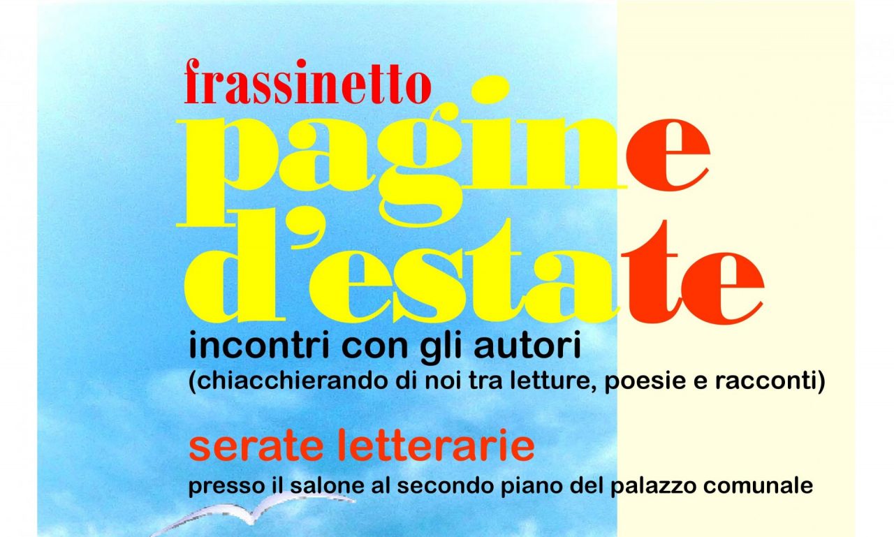 Frassinetto capitale del libro con Pagine d’Estate