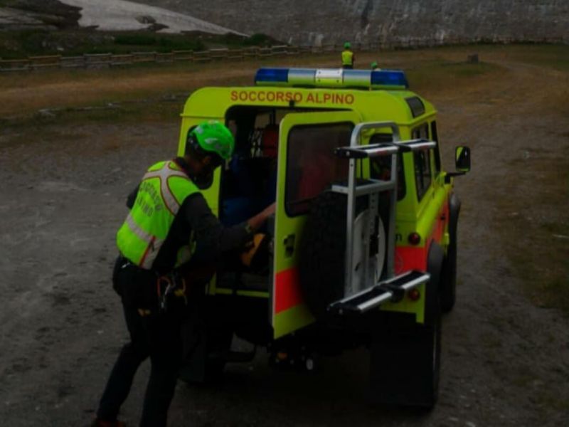 Incidente in montagna: intervento della stazione di Ceresole del Soccorso Alpino