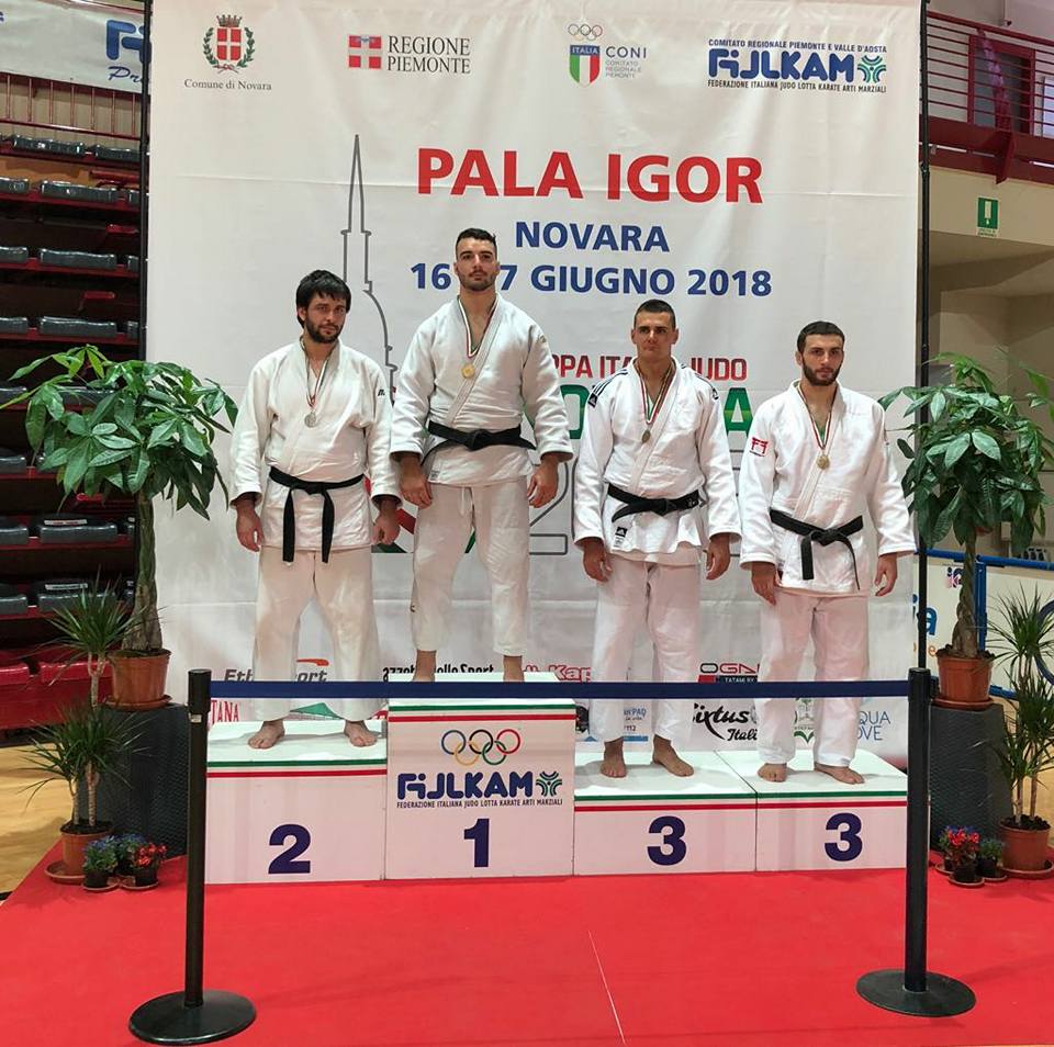 Judo Perino argento nella Coppa Italia a Novara