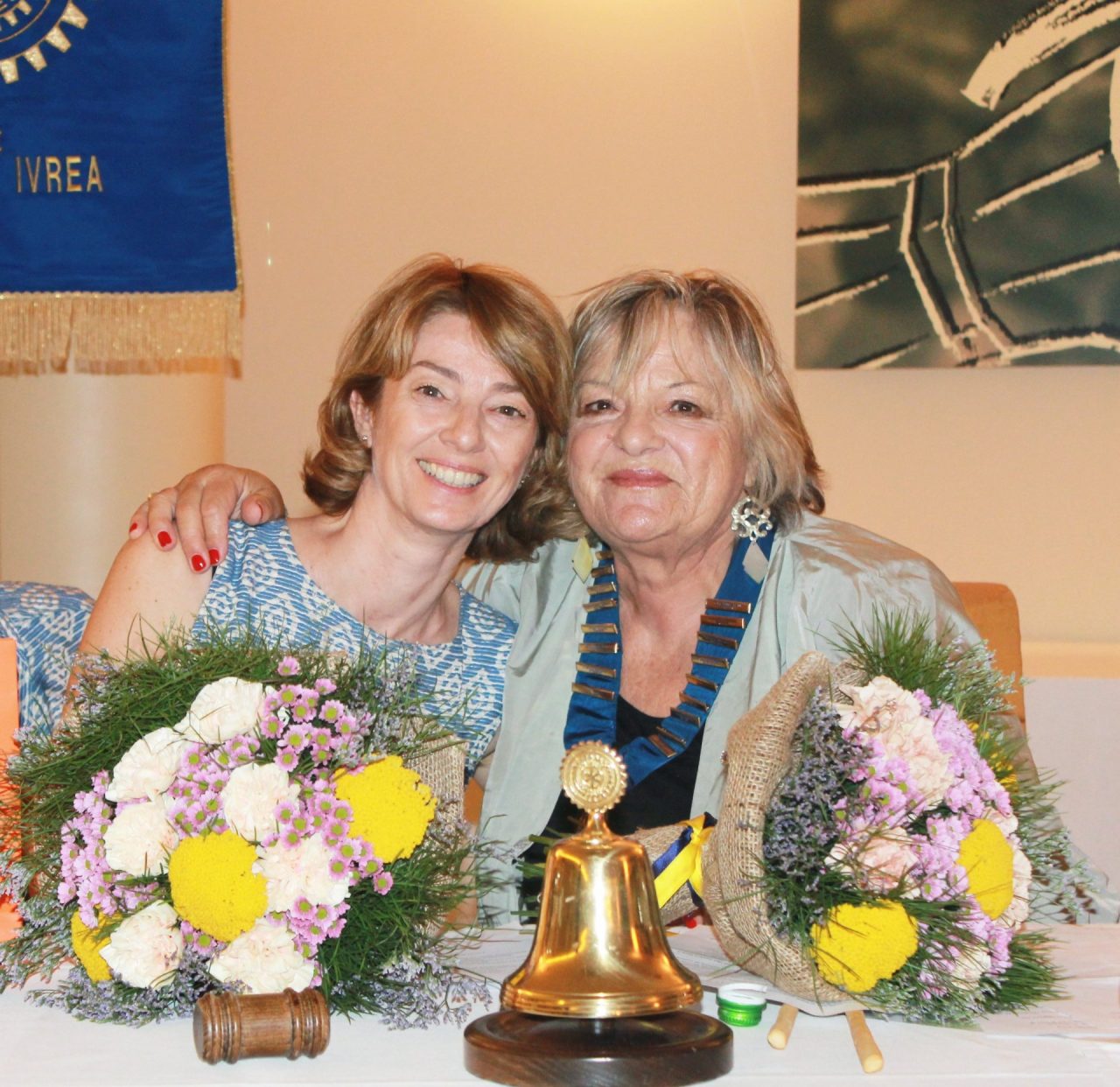 Inner Wheel Ivrea passaggio del testimone per la presidenza