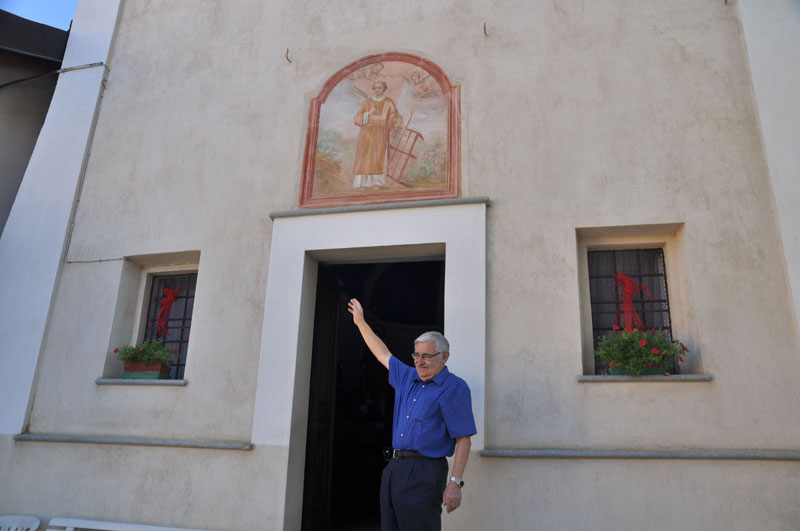 Restaurato l’affresco di San Lorenzo
