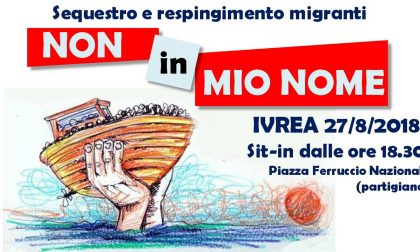 Nave Diciotti Sit-in "Non in mio nome" a Ivrea lunedì