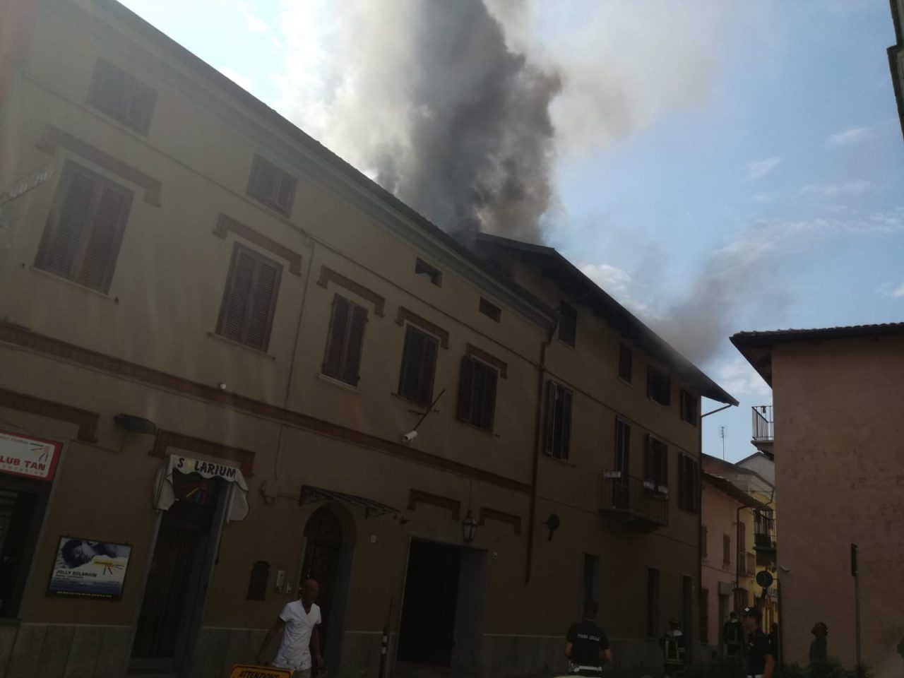 Incendio a Ciriè
