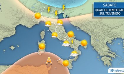 Ferragosto insediato da qualche temporale