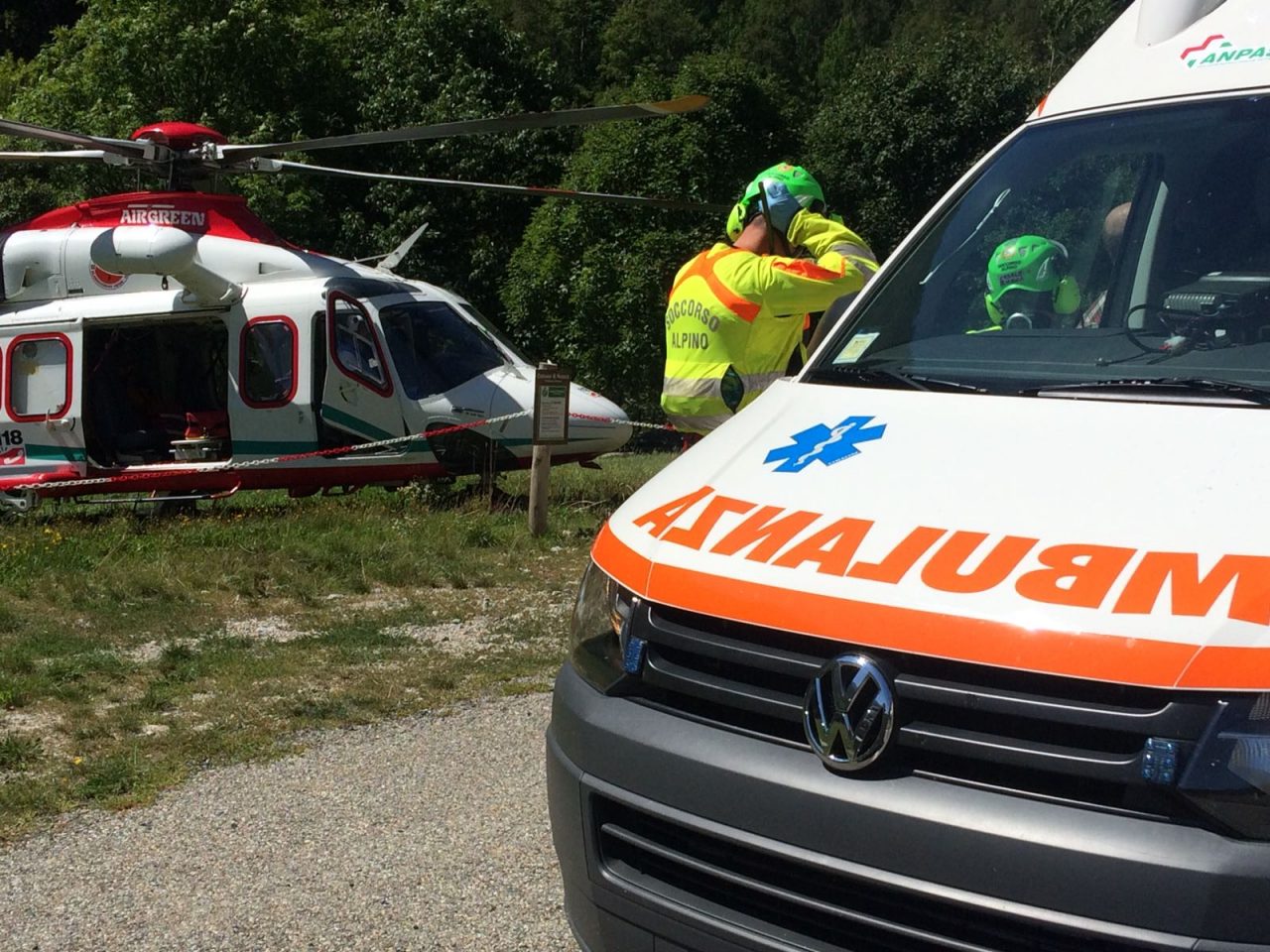 Turista francese cade a Noasca e finisce al Cto