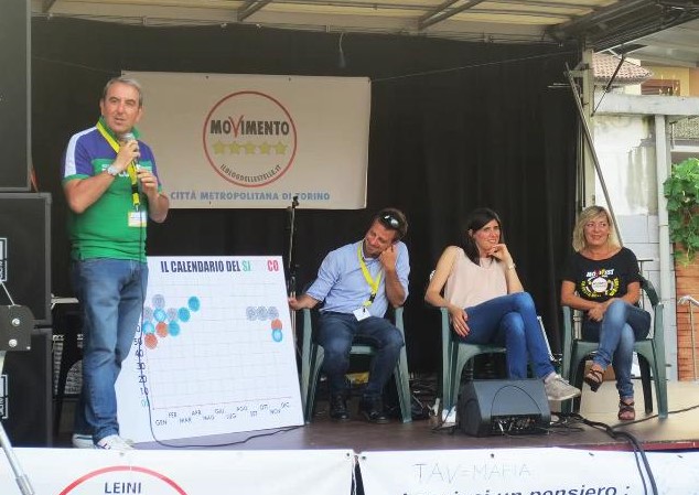 Chiara Appendino a Leini per il Movifest 2018