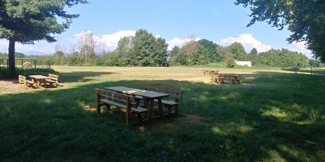 Nuova area pic-nic all’interno del parco Chico Mendes di Borgaro