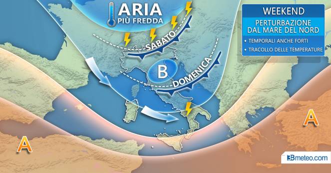 Meteo weekend. Estate finita? Brusco calo delle temperature