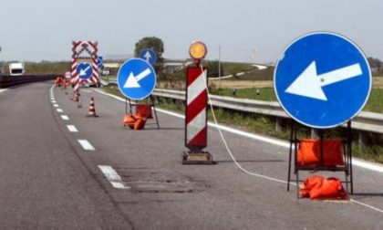 Lavori in corso e modifica della viabilità sul raccordo autostradale Torino-Caselle