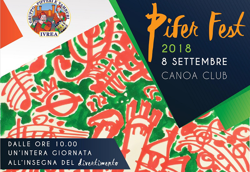 Pifer Fest 2018 a Ivrea l’8 settembre