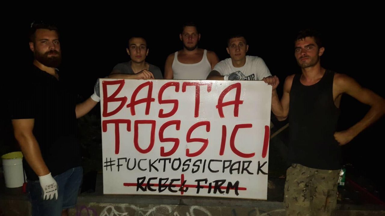 Rebel Firm ripulisce tossic park a Ivrea
