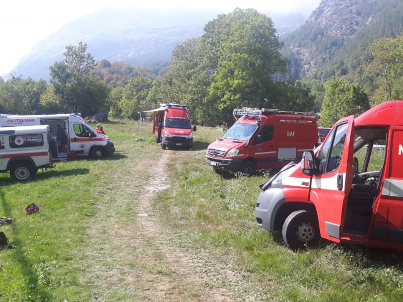 Morto uomo che si è gettato nella cascata ad Ala di Stura