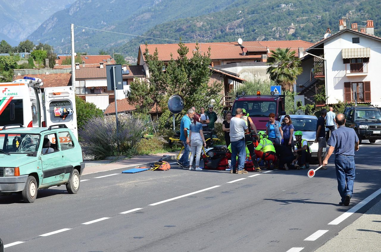 Scooter contro auto ennesimo incidente lungo la ex statale