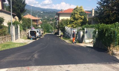 Ripristino manto stradale: in fase di conclusione le asfaltature a Cuorgnè