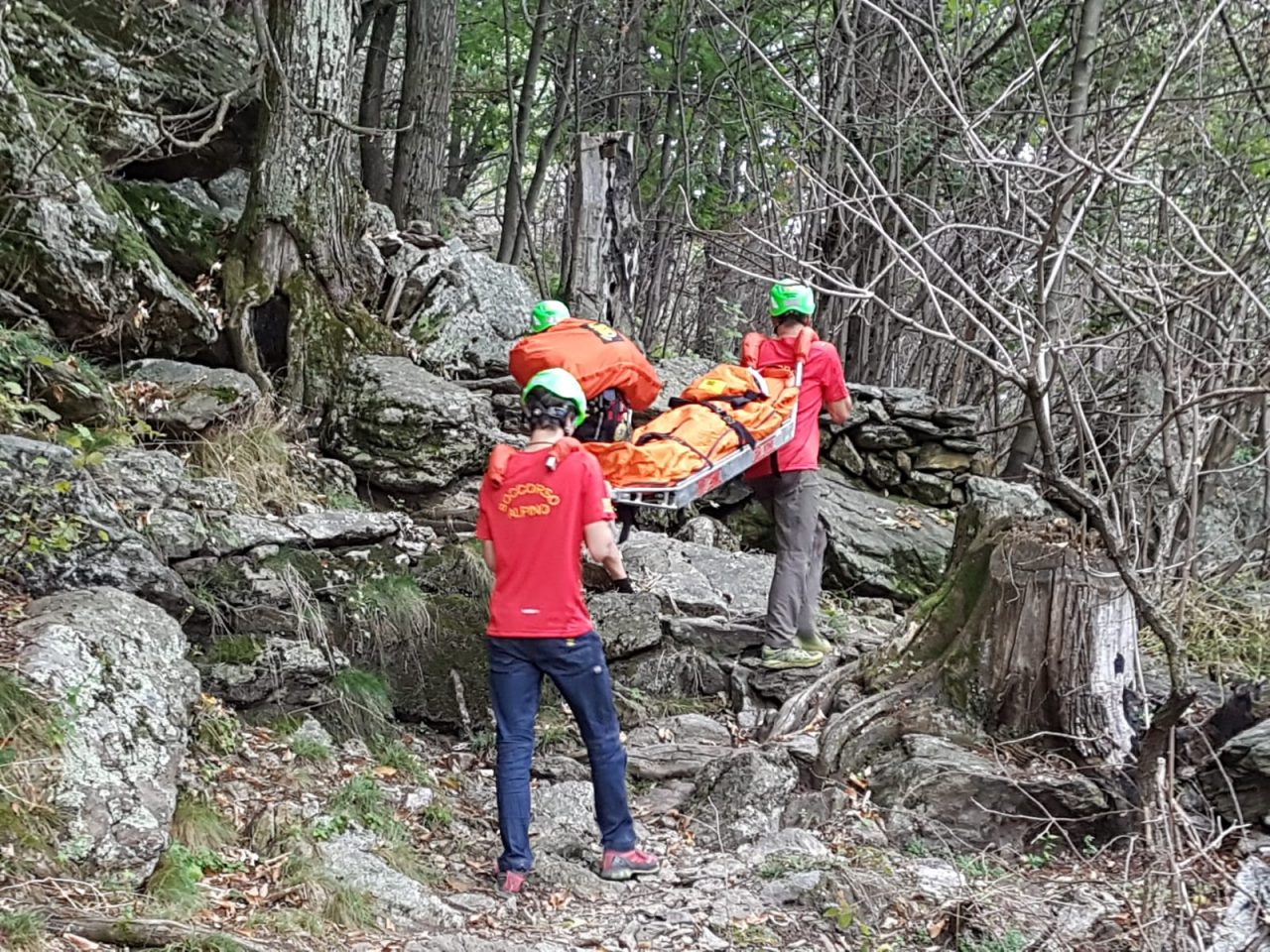 Soccorso alpino impegnato oggi in Canavese
