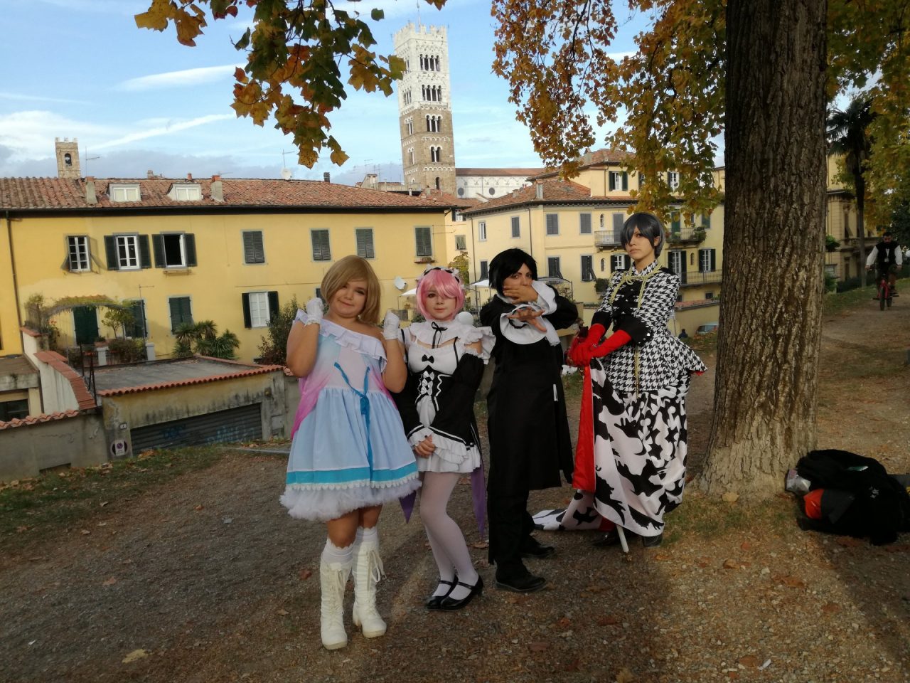 Cosplayer sabato pomeriggio al museo Garda