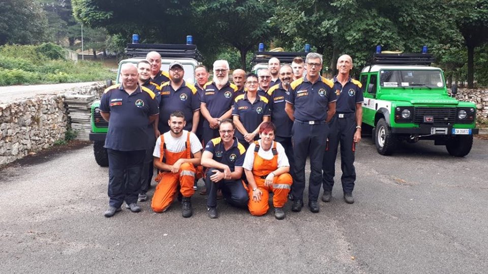 Anche l’Aib Mathi in soccorso della Puglia