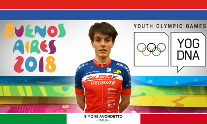 Simone Avondetto convocato per le Olimpiadi Giovanili 2018