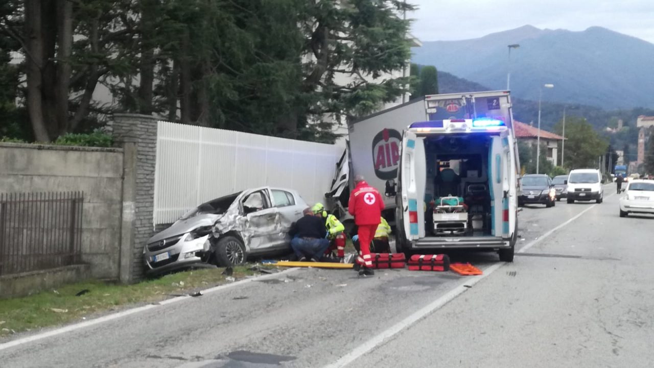 Grave incidente a Valperga sulla strada provinciale per Salassa